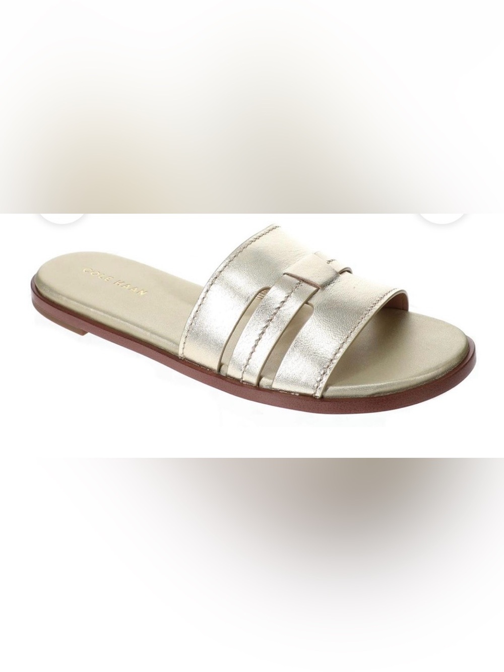 Cole Haan Flynn Slotted Slide (Women's)
Gold 8B